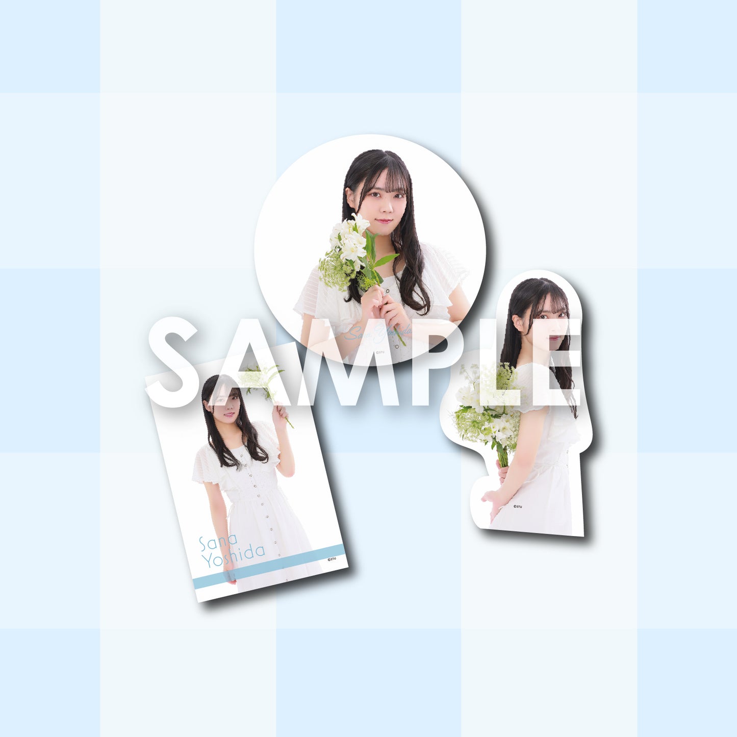 【吉田彩良】ステッカー3枚セット